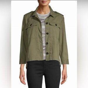 Alexander Jordan Women's Fray Hem Utility Jacket